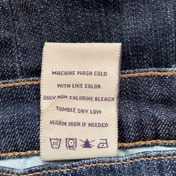 Distressed  Denim Jean skirt Velvet heart - Picture 6 of 6